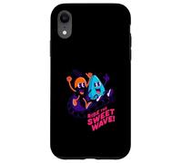 Motif rétro en Forme de Fruit de Surf au néon Ride The Sweet Wave Coque pour iPhone XR