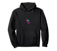 Motif rétro en Forme de Fruit de Surf au néon Ride The Sweet Wave Sweat à Capuche
