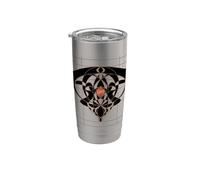 Motif rétro vintage Jugendstil Art déco élégant Gobelet isotherme en acier inoxydable double paroi