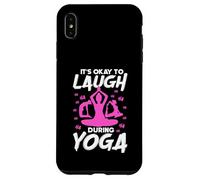Motif Rire de Yoga Amusant Coque pour iPhone XS Max