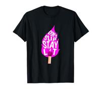 Motif Rose Don't Slip Stay Lumineux Rose T-Shirt