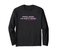 Motif rose Keep It Moving Manche Longue