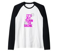 Motif Rose My Turn to Shine Pink Manche Raglan