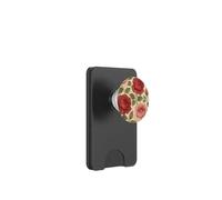 Motif Rose Rouge Vintage avec Motif Floral PopSockets PopWallet pour MagSafe