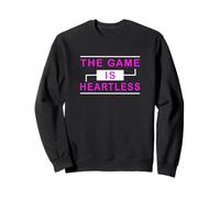 Motif Rose The Game is Heartless Pink Sweatshirt