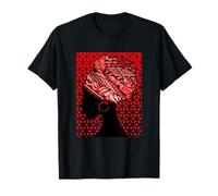 Motif rouge enveloppant T-Shirt