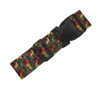 Motif sans Couture avec des léopards et des Roses, Sangles de Bagage réglables pour valises, Ceintures de Maintien, Accessoires de Voyage