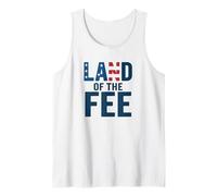 Motif Satire Patriotique Land of The Fee Débardeur