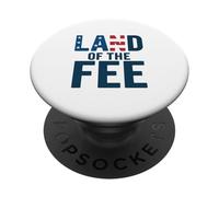 Motif Satire Patriotique Land of The Fee PopSockets PopGrip Adhésif