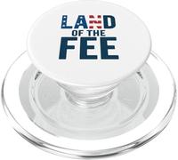 Motif Satire Patriotique Land of The Fee PopSockets PopGrip pour MagSafe