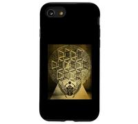 Motif scarabée géométrique sacrée Art Antique égyptienne Coque pour iPhone SE (2020) / 7/8