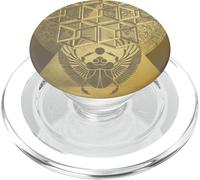 Motif scarabée géométrique sacrée Art Antique égyptienne PopSockets PopGrip pour MagSafe