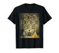 Motif scarabée géométrique sacrée Art Antique égyptienne T-Shirt