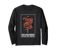 Motif Serpent Hate Your Enemies Speak The Truth Manche Longue