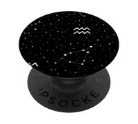 Motif Signe du Verseau Astrologie PopSockets PopGrip Adhésif