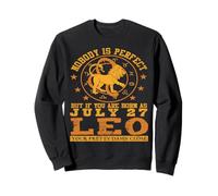 Motif Signe du Zodiaque Lion né Le 27 Juillet Sweatshirt