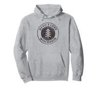 Motif Souvenir rétro Devil's Lake State Park Wisconsin Sweat à Capuche