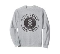Motif Souvenir rétro Devil's Lake State Park Wisconsin Sweatshirt