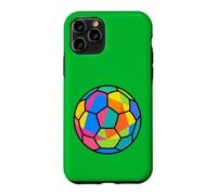 Motif sphère de Football rétro Style Bande dessinée Coque pour iPhone 11 Pro