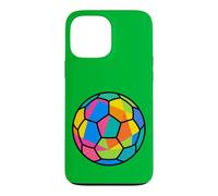 Motif sphère de Football rétro Style Bande dessinée Coque pour iPhone 13 Pro Max