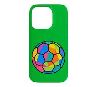 Motif sphère de Football rétro Style Bande dessinée Coque pour iPhone 14 Pro