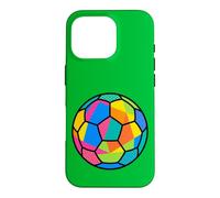 Motif sphère de Football rétro Style Bande dessinée Coque pour iPhone 16 Pro