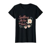 Motif « Spilling The Tea on Love » pour Enterrement de Vie de Jeune Fille T-Shirt