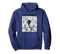 Motif Stay Different Be Unique Sheep avec Un Mouton Noir Sweat à Capuche