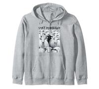 Motif Stay Different Be Unique Sheep avec Un Mouton Noir Sweat à Capuche