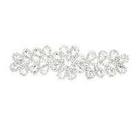 Motif strass Diamante Cristaux à coudre Applique Patch-Idéal pour mariage mariée robe, Décontracté ou formelle Porter Fashion Accessoires 170mm x 50mm (environ) Patch No. A136