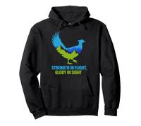 Motif Strength in Flight Glory in Sight Sweat à Capuche