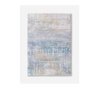 Motif stries - Tapis abstrait atlantique - Bleu Long Island - 140 x 200 CM