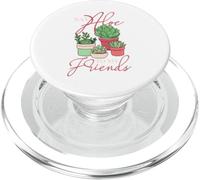 Motif Succulent Say Aloe to My Friends PopSockets PopGrip pour MagSafe