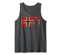 Motif Supporter de la Norvège Football 26 Fan Pride Débardeur