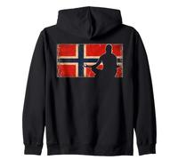 Motif Supporter de la Norvège Football 26 Fan Pride Sweat à Capuche