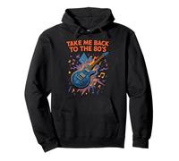 Motif « Take Me Back to the 80's Nostalgic Fun Times » Sweat à Capuche