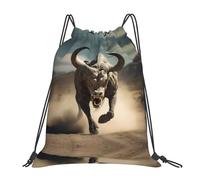 Motif Tête De Crâne De Vache Runner Unisexe Sacs De Sport Avec Cordons De Serrage Sacs De Gym Léger Gym Sack Pour Piscine Voyage Gymnastique