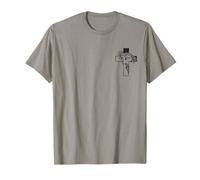 Motif tête de Jésus à l'intérieur Croix Couronne d'épines - Catholique T-Shirt