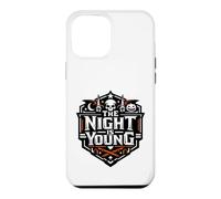 Motif tête de Mort effrayante d'halloween The Night is Young Coque pour iPhone 12 Pro Max