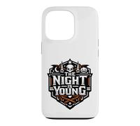 Motif tête de Mort effrayante d'halloween The Night is Young Coque pour iPhone 13 Pro