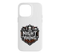 Motif tête de Mort effrayante d'halloween The Night is Young Coque pour iPhone 14 Pro Max