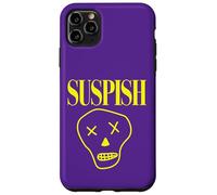 Motif tête de Mort suspecte drôle Dessin animé Effrayant Vrai Crime Coque pour iPhone 11 Pro Max