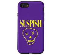 Motif tête de Mort suspecte drôle Dessin animé Effrayant Vrai Crime Coque pour iPhone SE (2020) / 7/8