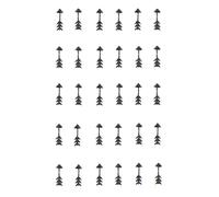 Motif Thermocollant Transfert Customisation Textile Flèche Noir 1 Cm