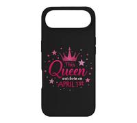 Motif « This Queen Was Born on April 1st Birthday » Coque pour iPhone Air