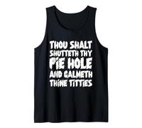 Motif Thou Shalt Shut Thy Pie Débardeur