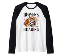 Motif Tigre féroce The Heavens are Roaring Manche Raglan