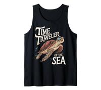 Motif Tortue de mer Voyageur dans Le Temps Débardeur