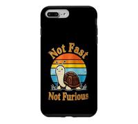 Motif Tortue Mignonne Not Fast Not Furious pour Les Amoureux des Animaux Coque pour iPhone 7 Plus/8 Plus