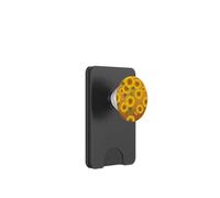Motif Tournesol Orange brûlé en Terre Cuite PopSockets PopWallet pour MagSafe